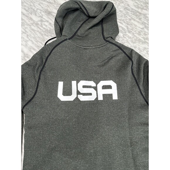 New Nike Pro Elite Team USA Woven Jacket/Hoodie CT4038-001 Grey Men's Small - Picture 5 of 9